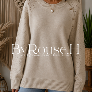 Alternative view of Sweaters Botones Crema