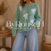 Sweaters Coquette Verde Jade