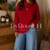 Sweaters Cuello Alto rojo