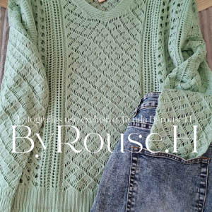 Alternative view of Sweaters Escote V Menta