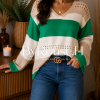 Sweaters calado Tricolor